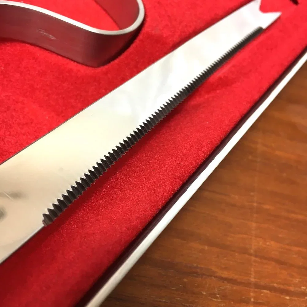 LANTANA Capri Italy Carving Set  70's MCM Stainless Steel Vtg